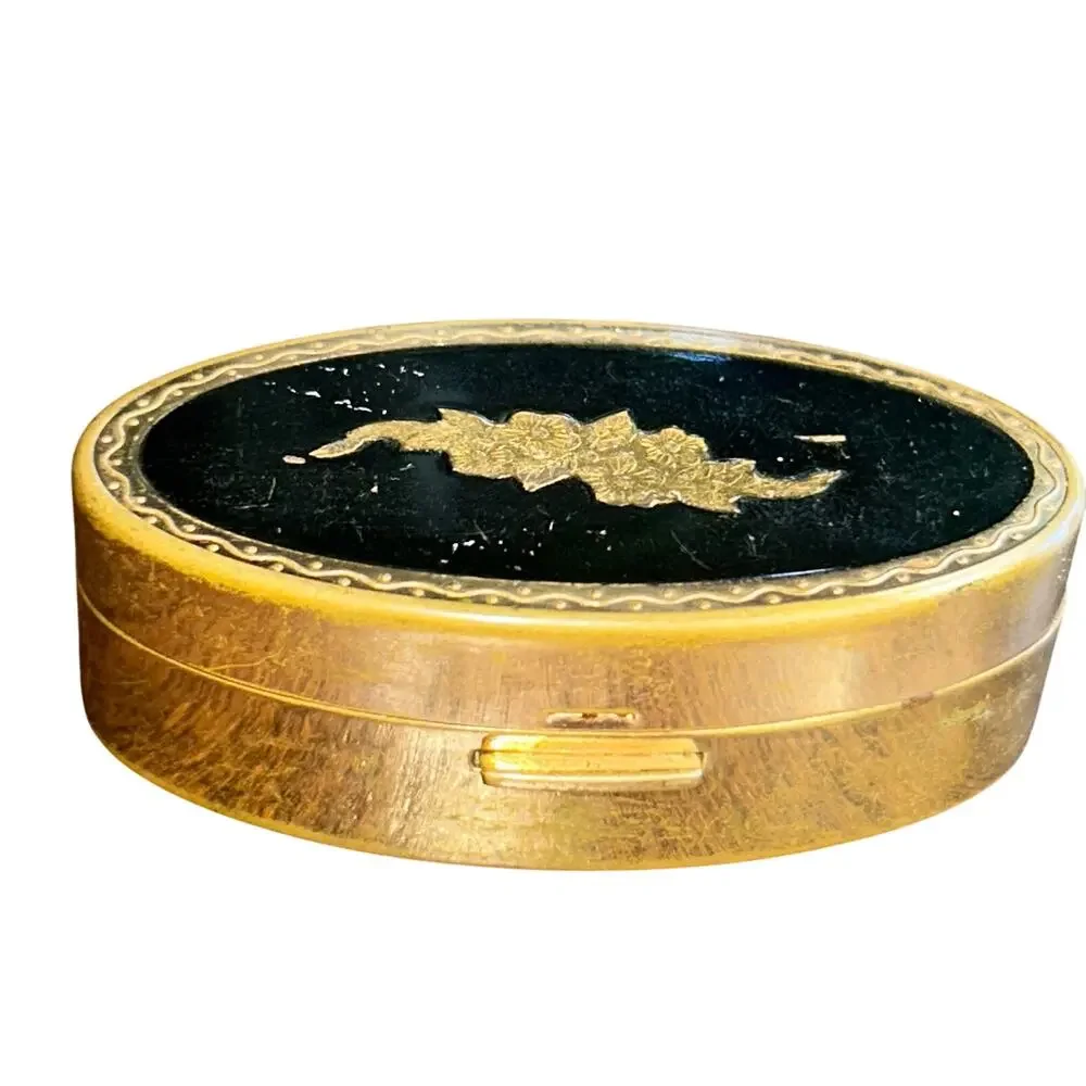 Vintage Max Factor Lipstick Case /W Mirror Compact Made in England